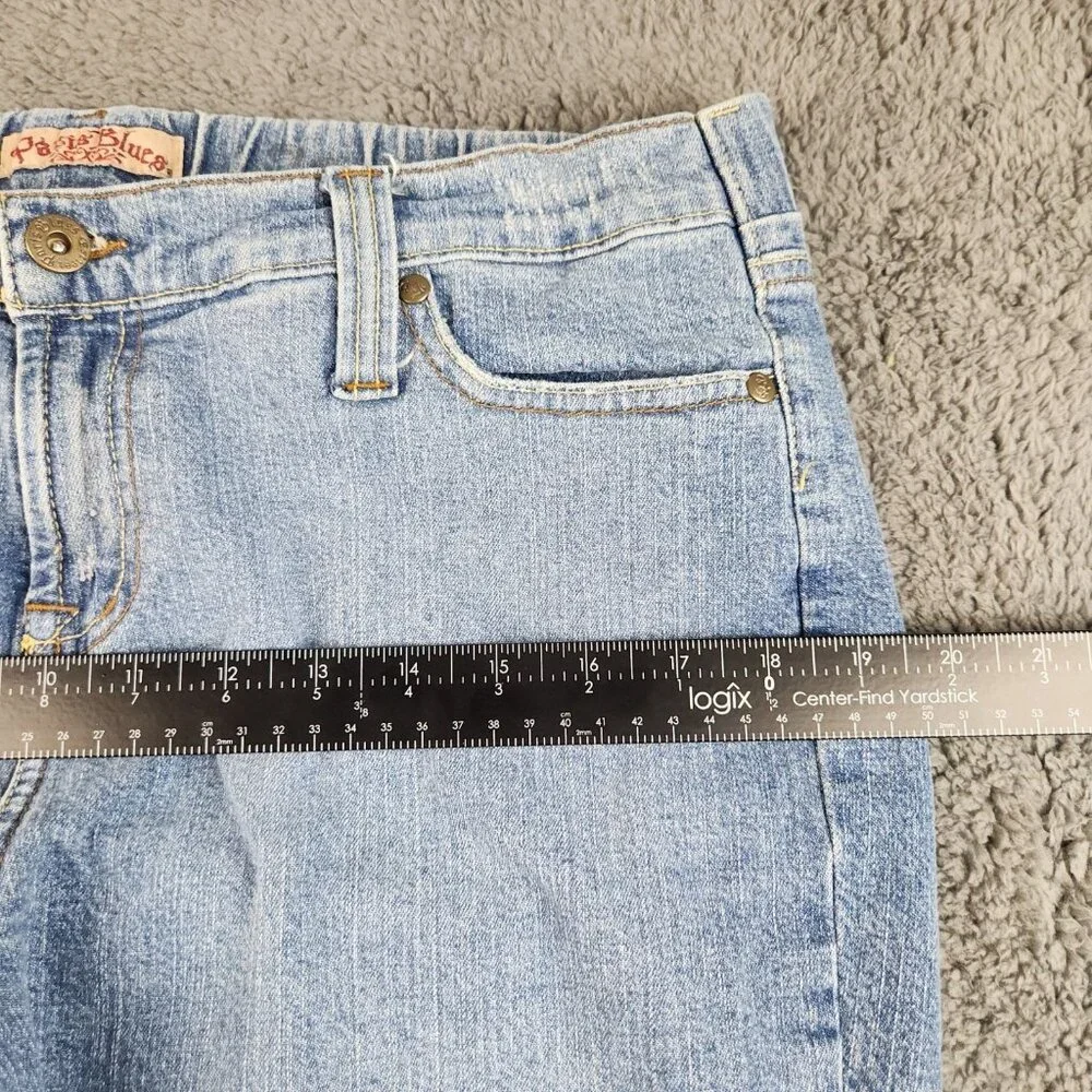 Women's High-Rise Kick Boot Jeans Size 14/15 Paris Blues Elastic‎ Waist Ladies